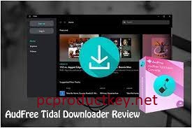 AudFree Tidal Music Converter 2.6.0.19 with Crack